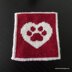 Pawprint Heart Potholder