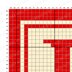 Bordered Cushion Initial Letter H Pillow Mini C2C Crochet Pattern ABC Name Bolster
