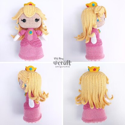 READY TO PARTY!  Crochet Princess Dress for Dolls (portuguese