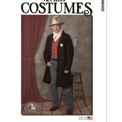 McCall's Men's Costumes M8400 - Sewing Pattern