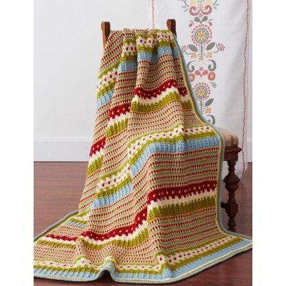 Country Fresh Blanket in Patons Decor