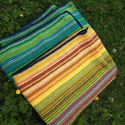 "Mutation" Temperature Blanket