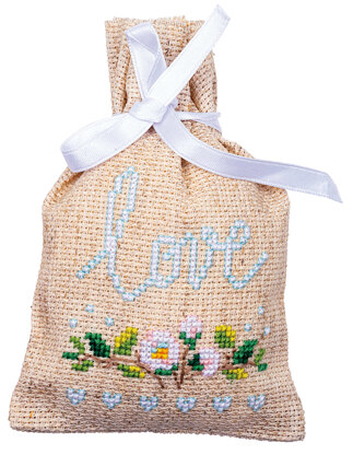 Vervaco Bag Kit Love Set Of 3 Cross Stitch Kit