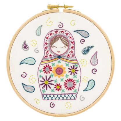 Un Chat Dans L'Aiguille Anouchka Russian Princess Contemporary Embroidery Kit