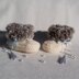 Faux Fur and Wool Baby Booties
