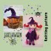 Knitting pattern pumpkin and witch halloween decor