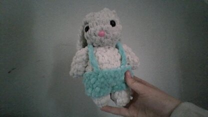 Crochet Bunny With Overalls