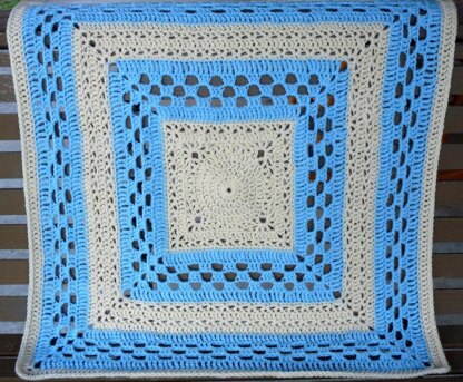 Medallion Crochet Baby Blanket