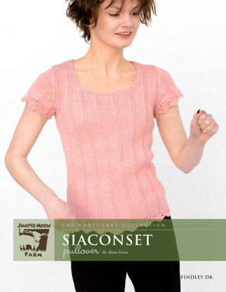 Siaconset Pullover in Juniper Moon Findley DK - Downloadable PDF