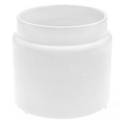 Rico Design Blumentopf Keramik Weiß - 14x14x12,5 cm