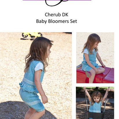 Tank Top and Bloomers Set in Cascade Cherub DK - DK113