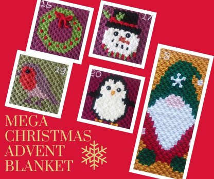 Mega Christmas Advent Blanket