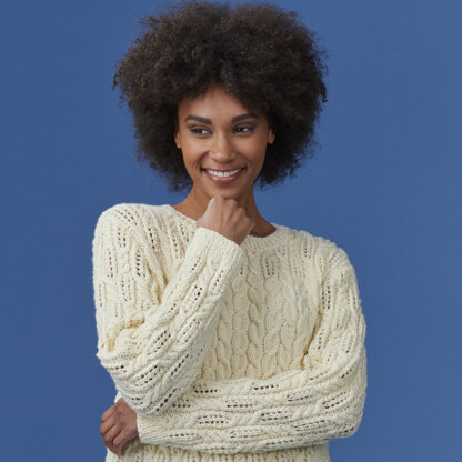 Sandpoint Pullover - Sweater Knitting Pattern For Women in Tahki Yarns Classic Superwash by Tahki Yarns