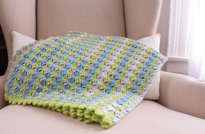 Crosshatch Stitch Baby Blanket