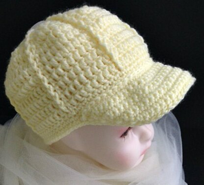 Crochet baby cheap baseball hat