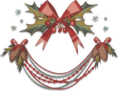 Sizzix Thinlits Dies By Tim Holtz 10/Pkg - Deck The Halls, Colorize