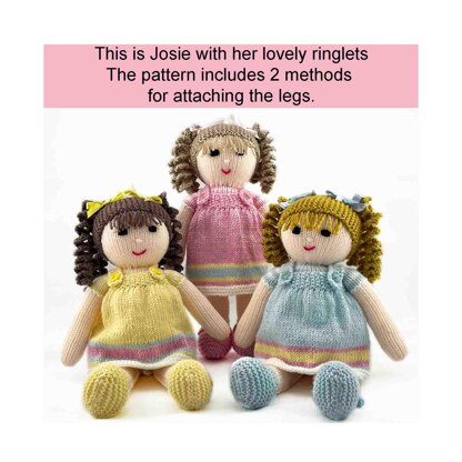 Josie Doll knitting pattern 19107