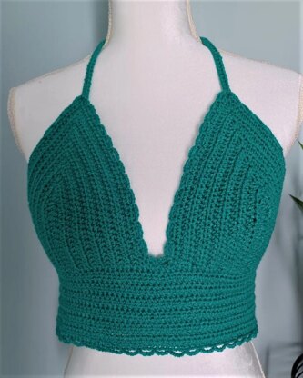 Jade Day Crochet Halter Top