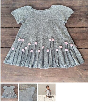 Babies Knitted Silk Dress #9