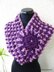 Chunky Cowl Scarf Lavender Shadow