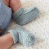 Striped Baby Beanie Hat and Bootees Set - Crochet Pattern for Babies in Debbie Bliss Rialto 4ply