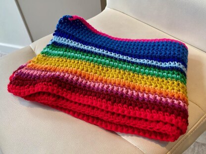 13th Doctor Who Rainbow Scarf Small