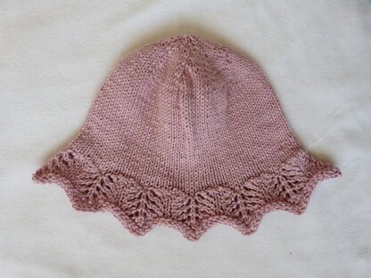 Girls Lacy Sun Hat