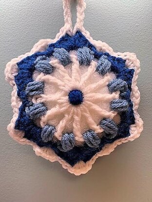 Starry Blue Ornament