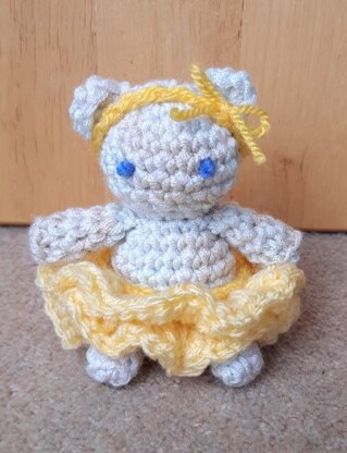 Amigurumi Ballet Bear Plushie