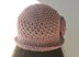 Crocheted Flower Cloche Hat
