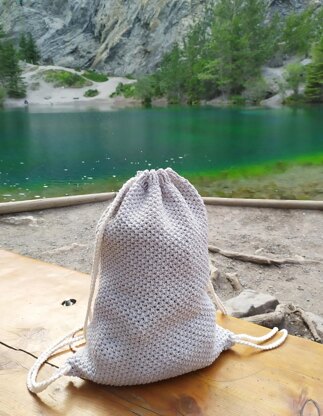 Crochet backpack - Lotus Backpack