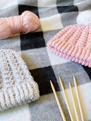 Amilia Baby Hat | Mock Cable Beanie