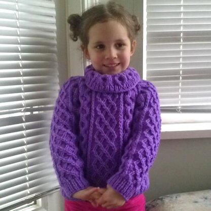 Zoe's Aran Sweater