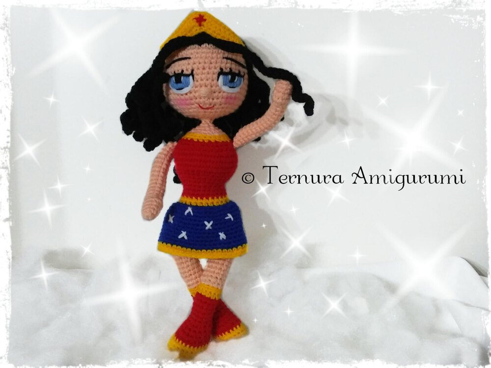 Wonder woman store crochet doll