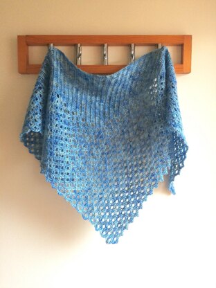 Caught By The Sea Shawl