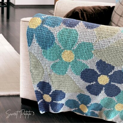 Forget Me Knot Baby Blanket