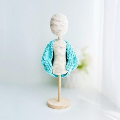 Crochet doll clothes, amigurumi doll clothes, Spring sweaters