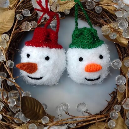 Snowman Chocolate Bauble Bags