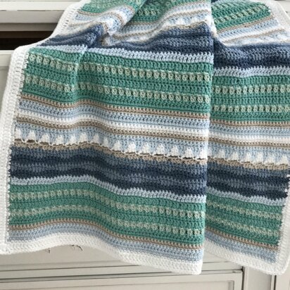 Crochet Sailing Baby Blanket