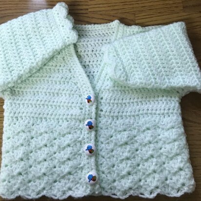Baby Soft Crochet Cardigan (1019)