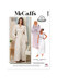 McCall's Misses' Robe, Tie Belt and Nightgown by Laura Ashley M8381 - Sewing Pattern