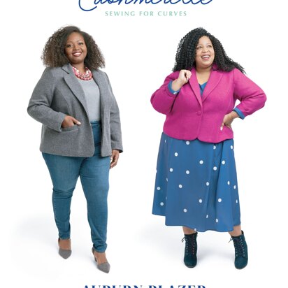 Cashmerette Auburn Blazer Pattern by Cashmerette CPP5301 - Paper Pattern, Size 12-32