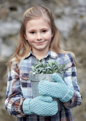 Wrist Warmers and Mittens in Hayfield Aran with Wool 100g - 7125 - Downloadable PDF