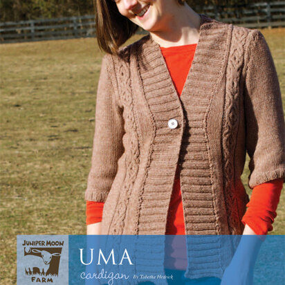 Uma Cardigan in Juniper Moon Farm Sabine - JMF10-03