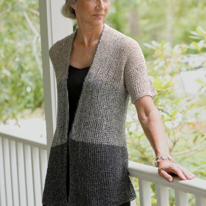 Pamplona Cardigan in Berroco Mykonos Stonewash - MykonosStonewash-PA - Downloadable PDF