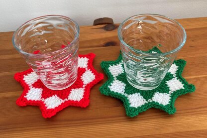 Christmas flower coaster II by HueLaVive