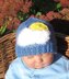 Baby Little White Fluffy Cloud Beanie Hat