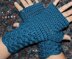 Shell Stitch Fingerless Mitts