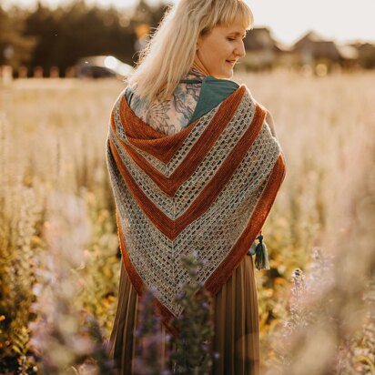 Kaleidoscope Shawl - knitting pattern