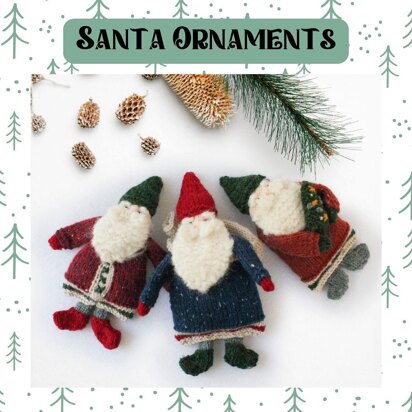 Santa Ornaments